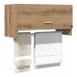 vidaXL Kleiderschrank Artisan-Eiche 70x32,5x35 cm braun