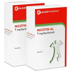 NICOTIN AL 1 MG / SPRÜHSTOß SPRAY DOPPELPACK 2X2 St