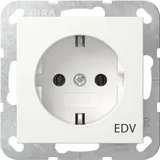 Gira Schuko-Steckdose Aufdruck EDV 445803 Reinweiß