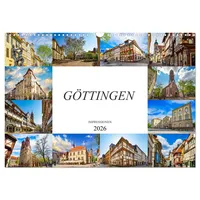 Calvendo Göttingen Impressionen (Wandkalender 2026 DIN A3 quer), CALVENDO