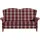 Max Winzer Couch Flachgewebe 2,5-Sitzer Rot