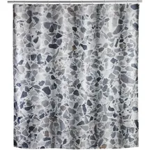Wenko Duschvorhang Terrazzo 180 x 200 cm mehrfarbig