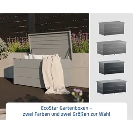 EcoStar Gartenbox Elegant 166 cm x 88 cm x 73 cm Anthrazit Grau