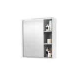 Höffner Spiegelschrank Gremminer See , weiß , Maße (cm): B: 60 H: 70 T: 20.0