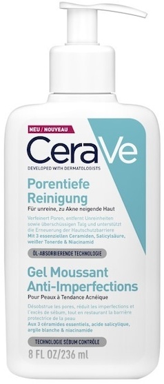 CeraVe Acne Purifying Foam Gel Cleans Reinigungsgel 236 ml