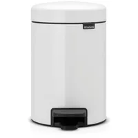Brabantia PROREGAL Mülleimer, Weiß, Metall, 16.8x26.4x23.5 cm, Küchen, Küchenausstattung,