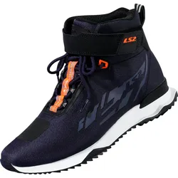 LS2 Acrux, Schuhe - Dunkelblau/Schwarz/Orange - 45 EU