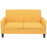 vidaXL 2-Sitzersofa 135 x 65 x76 cm Gelb