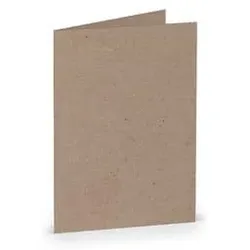 Briefkarte Paperado A7 HD kraft RÖSSLER 16400962  74x105mm gerippt