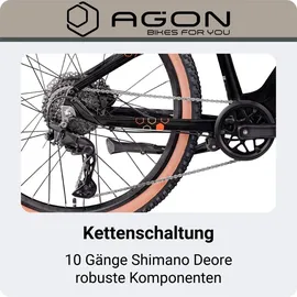 Agon Alpha 27,5 Zoll RH 54 cm Unisex schwarz/beige