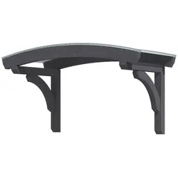 Skan Holz Design-Vordach Rostock-Typ 1-grau