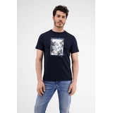 Lerros T-Shirt »LERROS T-Shirt mit Fotoprint«, blau