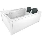 AcquaVapore Whirlpool Eckbadewanne 135 x 180 cm (W12H-C-SC)