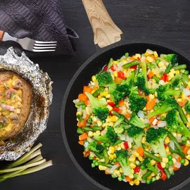 Relaxdays Schmorpfanne 28 cm