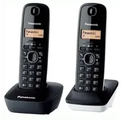 Panasonic KX-TG1612 DECT-Telefon Anrufer-Identifikation Schwarz