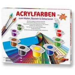 SCHIPPER 605190741 MNZ - Malen nach Zahlen Acrylfarben zum Malen, Basteln und Dekorieren