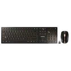 Cherry DW 9000 SLIM Kabellose Maus-Tastaturkombination US-Eng Layout schwarz