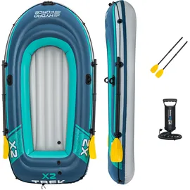 BESTWAY Hydro Force Schlauchboot-Set TrekTM X2 232 x 118 x 37 cm