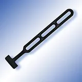 Gummistroppe verstellbar | 280 mm | EPDM | schwarz | Planengummi | Gummiseil | Leitergummi