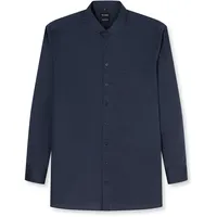 Olymp Businesshemd OLYMP "OLYMP Luxor, comfort fit - big, New Kent", Herren, Gr. 53, Normaler Arm, blau (marine), 100% Baumwolle, Hemden
