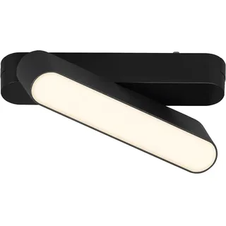 Briloner Luxtrail Schienensystem, Warmweiß, Schwenkbar, Zubehör, Schwarz, 13 cm - Schwarz