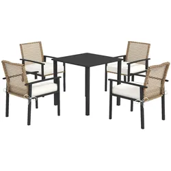 Outsunny Rattan Sitzgruppe PE-Rattan