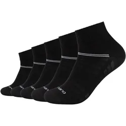 Camano Kurzsocken »mesh ventilation«, (10 Paar), mit harmonischer Farbverlauf-Optik Camano black mix 35-38