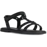 GEOX J Karly Girl Sandal, Black, 31 EU Schmal