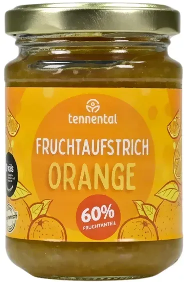 Tennental Fruchtaufstrich Orange demeter