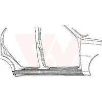 Van Wezel Einstiegblech, 4/5-Türig VW 5835104