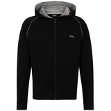 Boss Herren Sweatjacke mit Kapuze, Modell Mix&Match Black, S