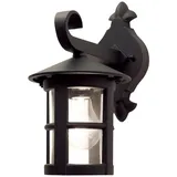 Elstead Lighting Außenwandleuchte Aluminium 29,4 cm inkl. E27 LED schwarz