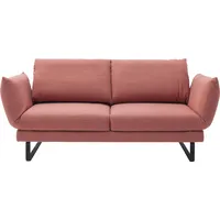 2-Sitzer "Spin, Multifunktionssofa, bequem und hochwertig verarbeitet", rosa (flamingo), B:228cm H:85cm T:215cm, 100% Polyester, SCHÖNER WOHNEN-KOLLEKTION, Sofas, Drehsitz-Funktion, USB-Anschluss, Armlehnfunktion, Rückenverstellung
