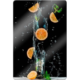 wall-art Glasbild »Belenko Splashing Lemonade«, (Set), bunt