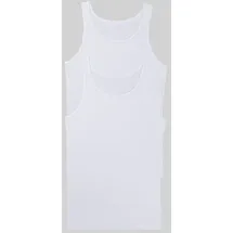 SLOGGI 2P men 24/7 SH 02 Vest Weiß Baumwolle Medium Herren