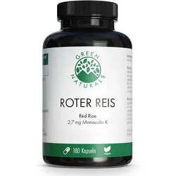 GREEN NATURALS Roter Reis Monacolin K Vegan Kapseln