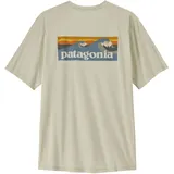 Patagonia Herren Cap Cool Daily Boardshort Logo T-Shirt - XXL - Dyno White