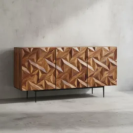 KADIMA DESIGN Metallux 144 x 72 x 47 cm Braun