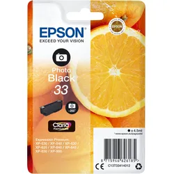Epson 33 - 4.5 ml - Photo schwarz - Original