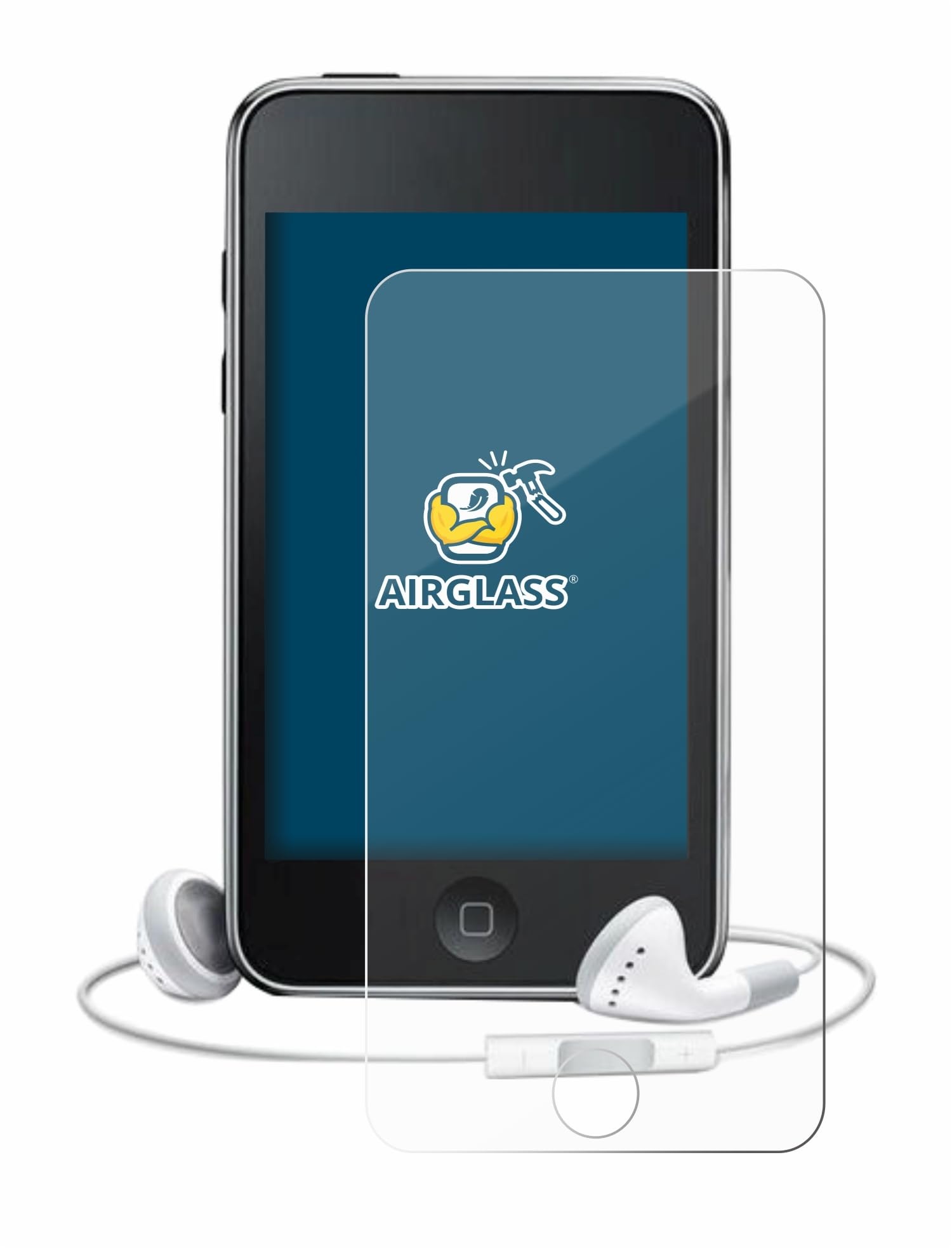 BROTECT Panzerglasfolie für Apple iPod Touch (3. Gen.) Schutzglas Schutzfolie [Extrem Kratzfest 9H, Anti-Fingerprint, Ultra-Transparent]