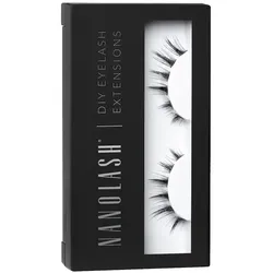 Nanolash Cluster wimpern zur DIY Wimpernverlängerung zu Hause Künstliche Wimpern   Flirty 