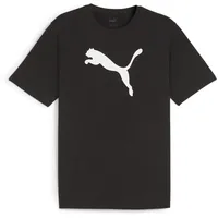 Puma teamRISE Logo Baumwolltrikot Herren 03 black/white M