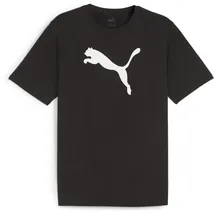 Puma teamRISE Logo Baumwolltrikot Herren 03 black/white M