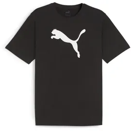 Puma teamRISE Logo Baumwolltrikot Herren 03 black/white M