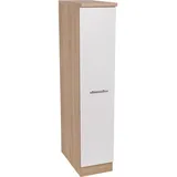 Respekta Apothekerschrank 30 cm Eiche Sägerau 30 x 0 x 0 cm Weiß