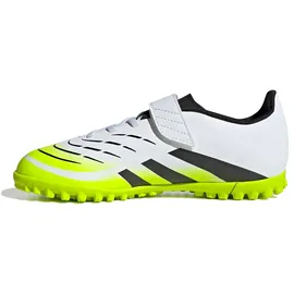 adidas Predator Club Hook-and-loop Tf Fußballschuhe - Ftwr White / Core Black / Lucid Lemon - EU 38