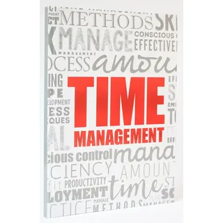 Adina Notizbuch A4 fester Deckel kariert mit Rand Time Management