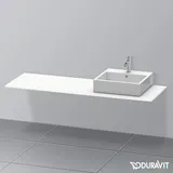 Duravit Konsole XSquare 160x55x1,6cm, m 1 AS, Beck. re, we m