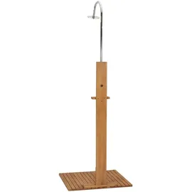vidaXL Gartendusche 75 x 210 cm massivholz teak