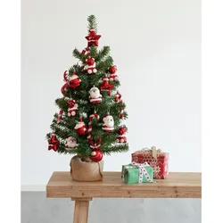 Everlands Mini-Tannenbaum mit Schmuck - D/H ca. 41,00x75,00